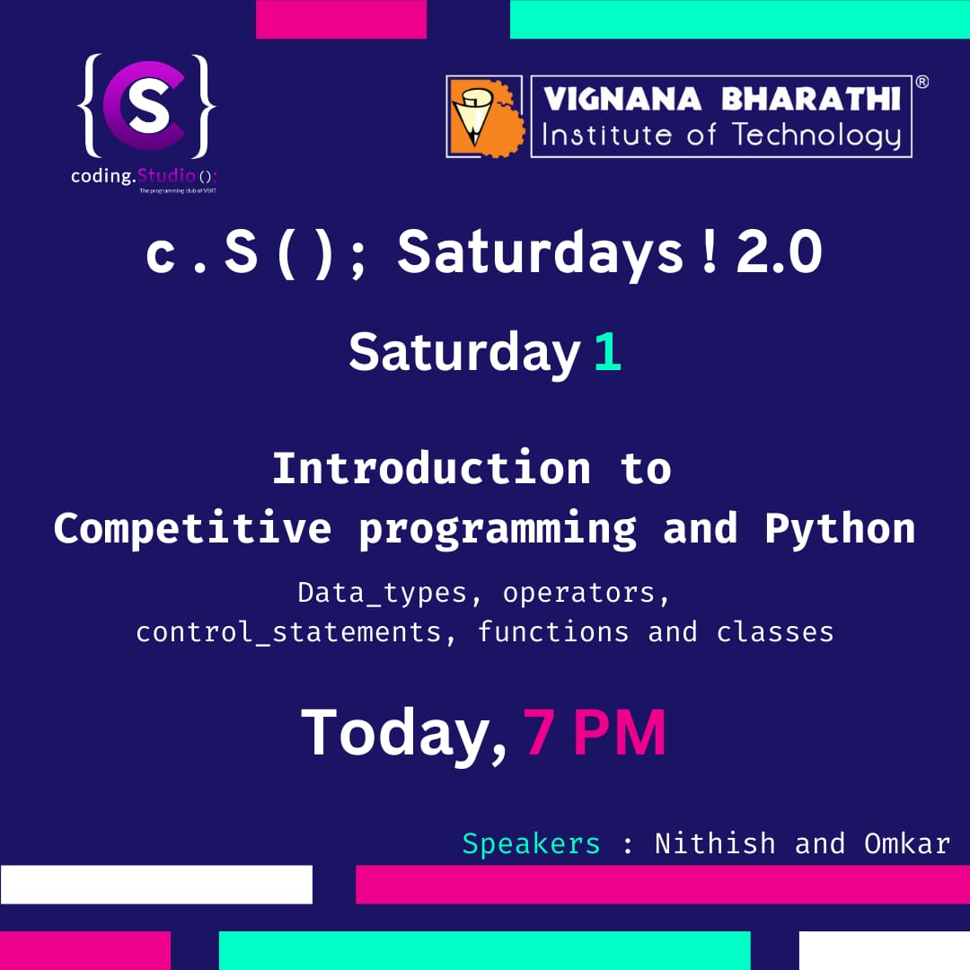 Introduction to Competitive Programming & Python